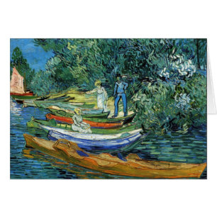 Van Gogh Rowing Boats on the Banks of the Oise Cards