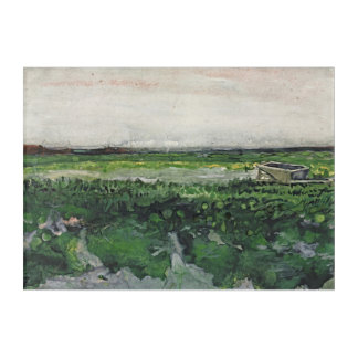 Van Gogh’s Landscape with Wheelbarrow Acrylic Print