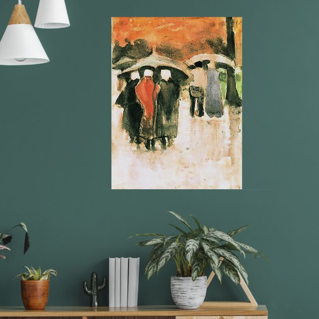 Van Gogh - Scheveningen Women Poster (Living Room 1)