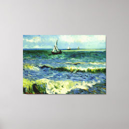 Van Gogh - Seascape at Saintes-Maries Canvas Print