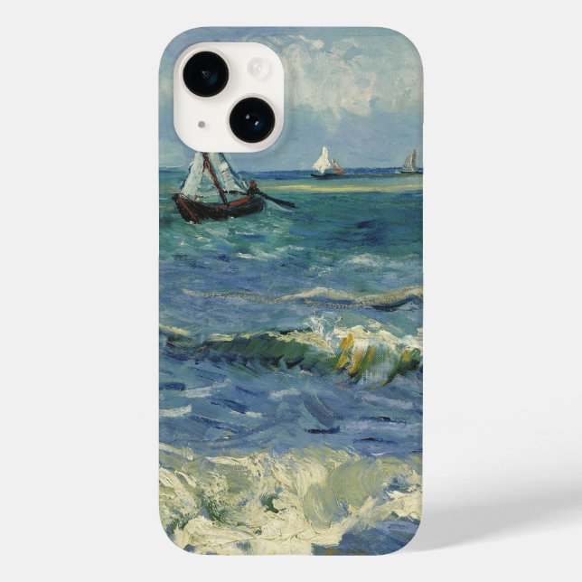 Van Gogh Seascape at Saintes Maries de la Mer Case-Mate iPhone Case (Back)