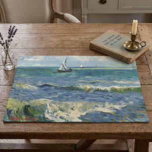 Van Gogh Seascape at Saintes Maries de la Mer Cloth Placemat