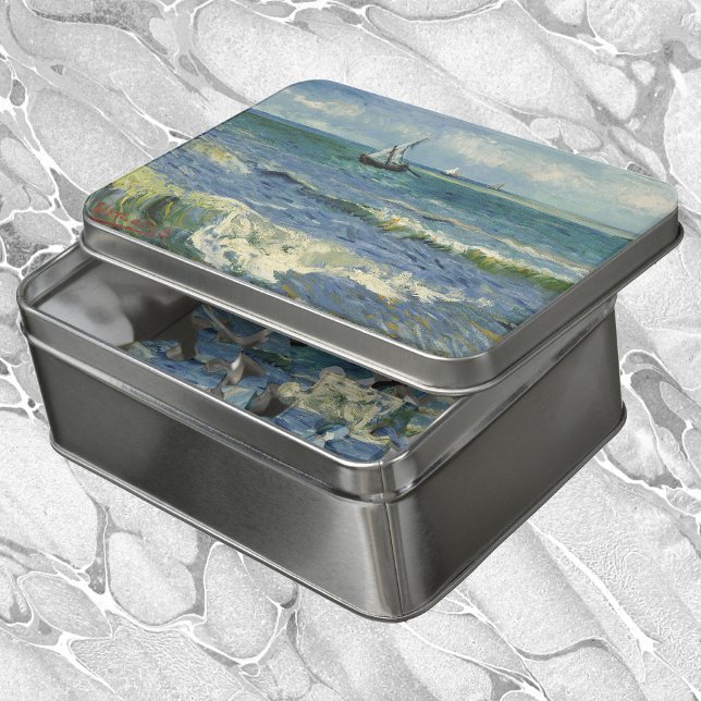 Van Gogh Seascape at Saintes Maries de la Mer Jigsaw Puzzle (Creator Uploaded)