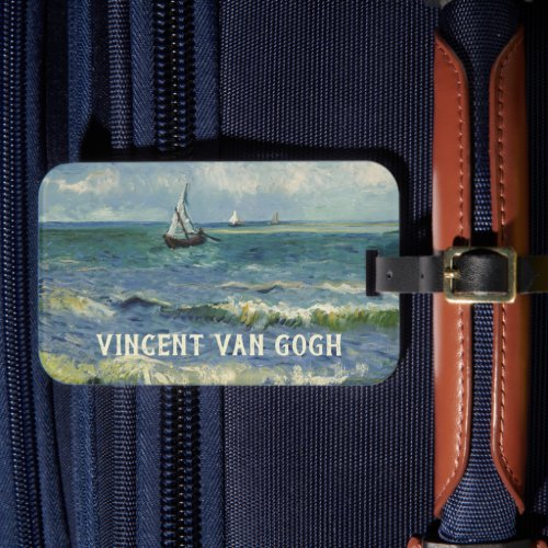 Van Gogh Seascape at Saintes Maries de la Mer Luggage Tag