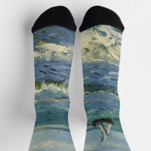 Van Gogh Seascape at Saintes Maries de la Mer Socks