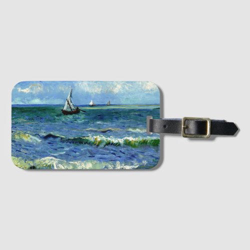 Van Gogh _ Seascape famous painting Luggage Tag