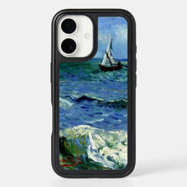 Van Gogh - Seascape, famous painting, Otterbox iPhone Case (Back)