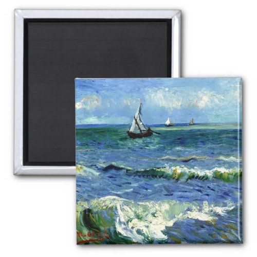 Van Gogh _ Seascape Magnet