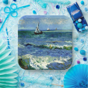 Van Gogh - Seascape Paper Plates
