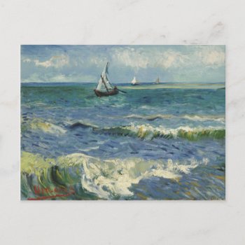 Van Gogh Seascape Post Card by grandjatte at Zazzle