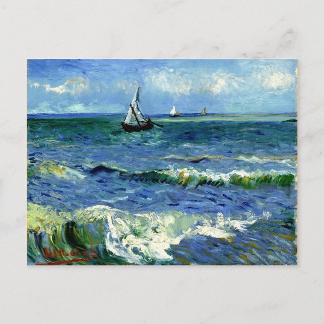 Van Gogh - Seascape Postcard (Front)