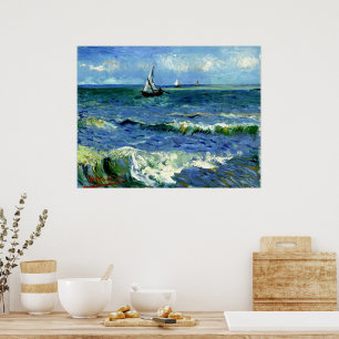 Van Gogh - Seascape Poster