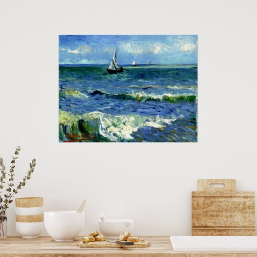 Van Gogh _ Seascape Poster