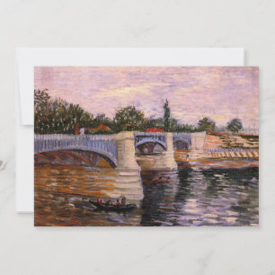 Van Gogh Seine River with Pont del Grande Jette