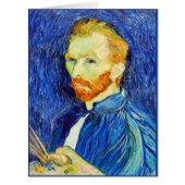 Van Gogh - Self-Portrait, 1889 (brushes and easel) (Front)