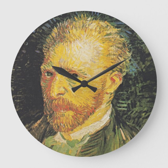 Van Gogh Self-Portrait Art Clock (Front)