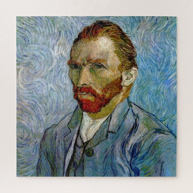 Van Gogh Self Portrait Art Painting Jigsaw Puzzle (Vertical)