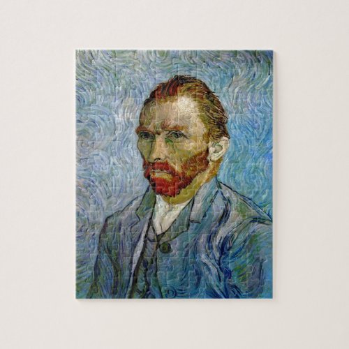 Van Gogh Self Portrait Art Painting Jigsaw Puzzle