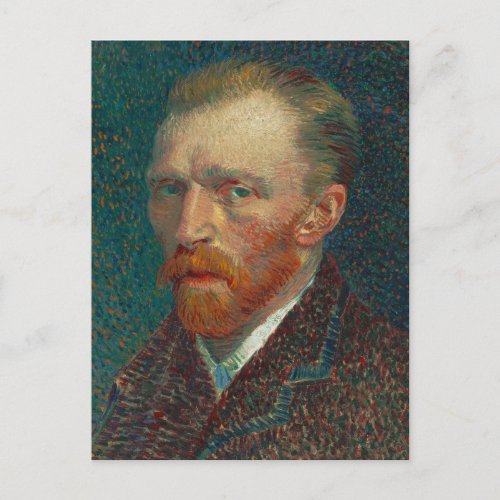 Van Gogh Self Portrait Art Painting Postcard