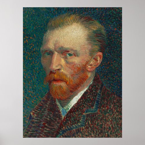 Van Gogh Self Portrait Art Painting Poster