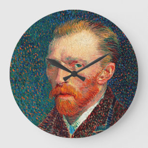 Van Gogh Self-Portrait Art Wall Clock