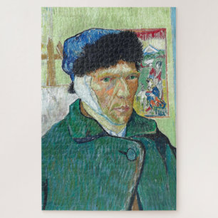 Van Gogh Self-portrait Bandaged Ear Art Painting Jigsaw Puzzle