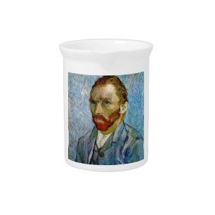Van Gogh Self Portrait Beverage Pitcher