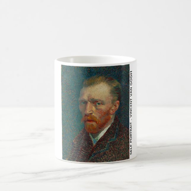Van Gogh Self Portrait Coffee Mug (Center)
