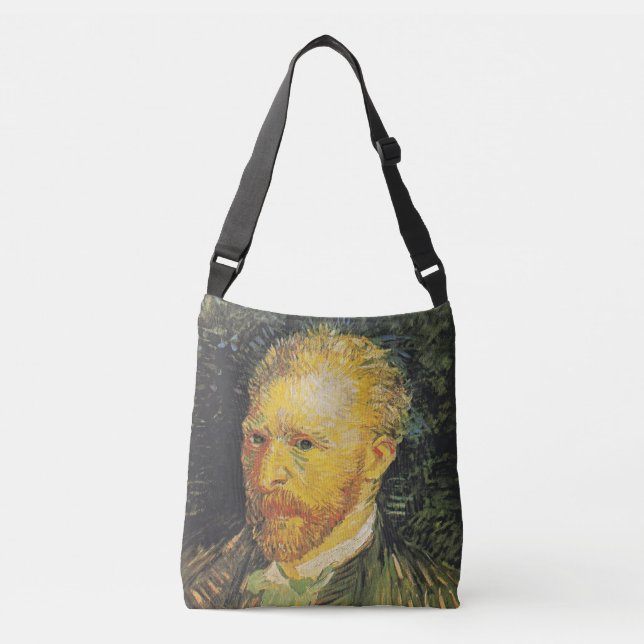 Van Gogh Self-Portrait Crossbody Bag (Front)