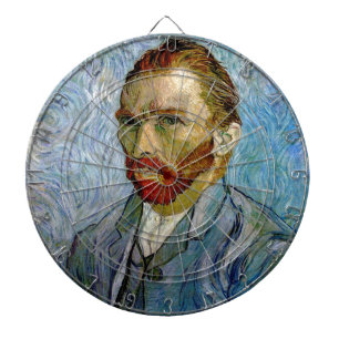 Van Gogh Self Portrait Dart Board