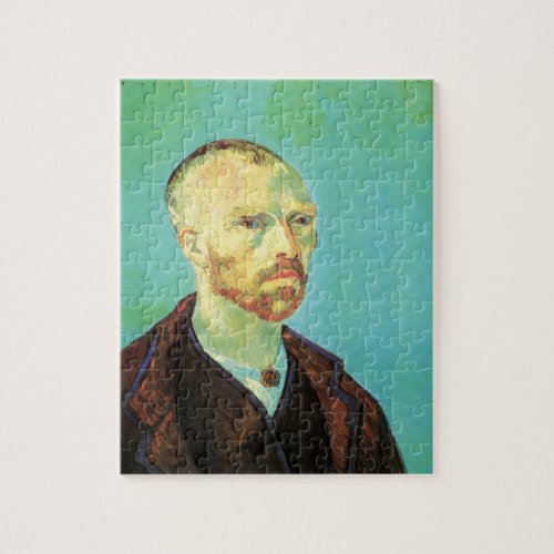 Van Gogh Self Portrait Dedicated to Paul Gauguin Jigsaw Puzzle