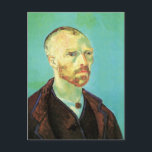 Van Gogh Self Portrait (Dedicated to Paul Gauguin) Postcard<br><div class="desc">Self-Portrait (Dedicated to Paul Gauguin) by Vincent van Gogh is a vintage fine art post impressionism daily life portrait painting featuring the artist. Van Gogh created many self-portraits during his lifetime, he was a prolific self-portraitist, who painted himself thirty-seven times between 1886 and 1889. In all of these self-portraits one...</div>