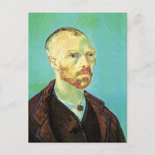 Van Gogh Self Portrait Dedicated to Paul Gauguin Postcard