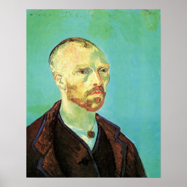 Van Gogh Self Portrait (Dedicated to Paul Gauguin) Poster (Front)