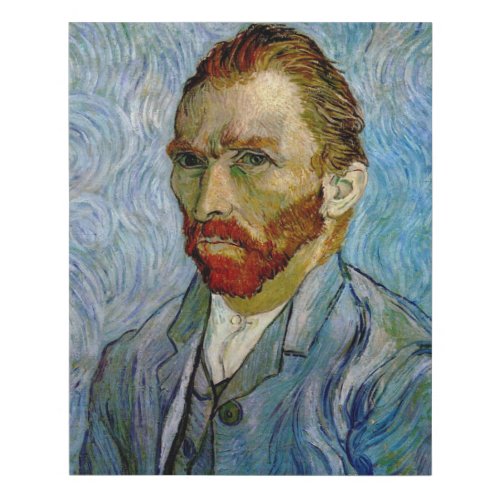 Van Gogh Self Portrait Faux Canvas Print
