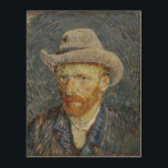 Van Gogh Self Portrait Grey Felt Hat Painting Art<br><div class="desc">Vincent van Gogh (Dutch,  1853 - 1890) Self-Portrait with Grey Felt Hat,  1887,  Oil on canvas Unframed: 44.5 cm x 37.2 cm 
Check out my store for matching home decor products!</div>