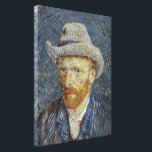 Van Gogh Self Portrait Grey Felt Hat Painting Art Canvas Print<br><div class="desc">Vincent van Gogh (Dutch,  1853 - 1890) Self-Portrait with Grey Felt Hat,  1887,  Oil on canvas Unframed: 44.5 cm x 37.2 cm 
Check out my store for matching home decor products!</div>