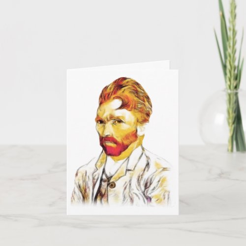 Van Gogh Self Portrait _ Hair Do Card