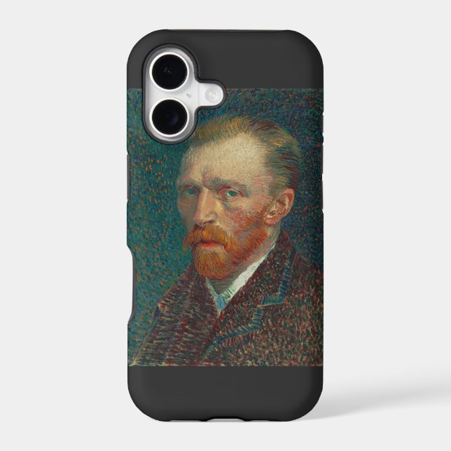 Van Gogh Self Portrait Iphone Case (Back)