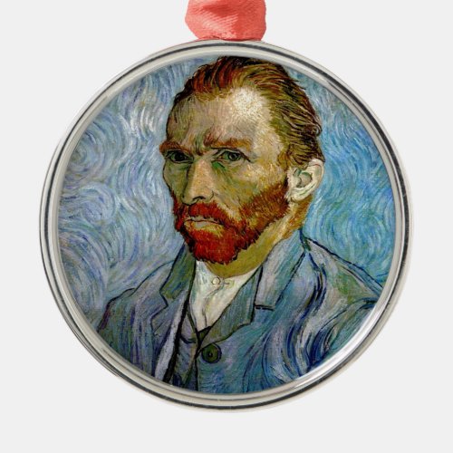 Van Gogh Self Portrait Metal Ornament