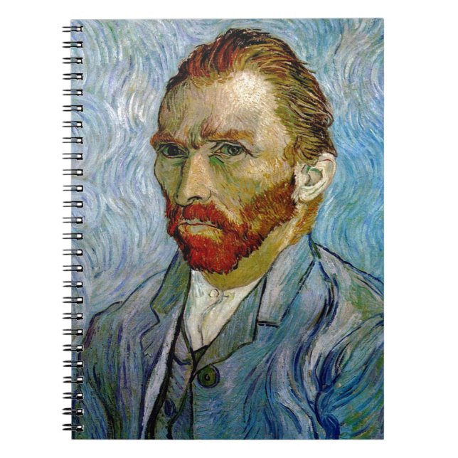 Van Gogh Self Portrait Notebook (Front)