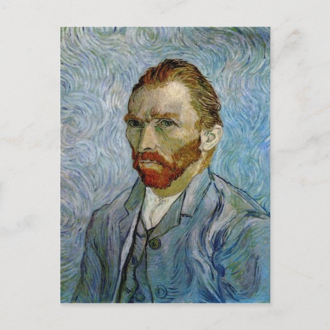 Van Gogh Self-Portrait Postcard (Front)