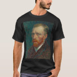 Van Gogh Self Portrait T-Shirt<br><div class="desc">Self portrait print Vincent Van Gogh circa 1887 oil painting. T-shirt.</div>