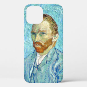 Van Gogh self portrait vibrant fine art painting iPhone 12 Case