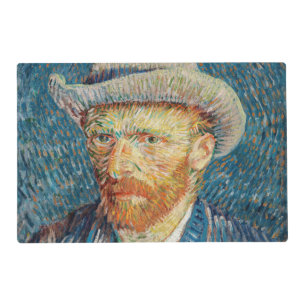 Van Gogh - Self Portrait with a Grey Felt Hat Placemat