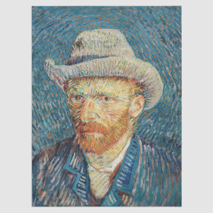Van Gogh - Self Portrait with a Grey Felt Hat Tissue Paper