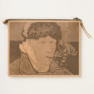 Van Gogh Self-portrait with Bandaged Ear and Pipe Travel Pouch