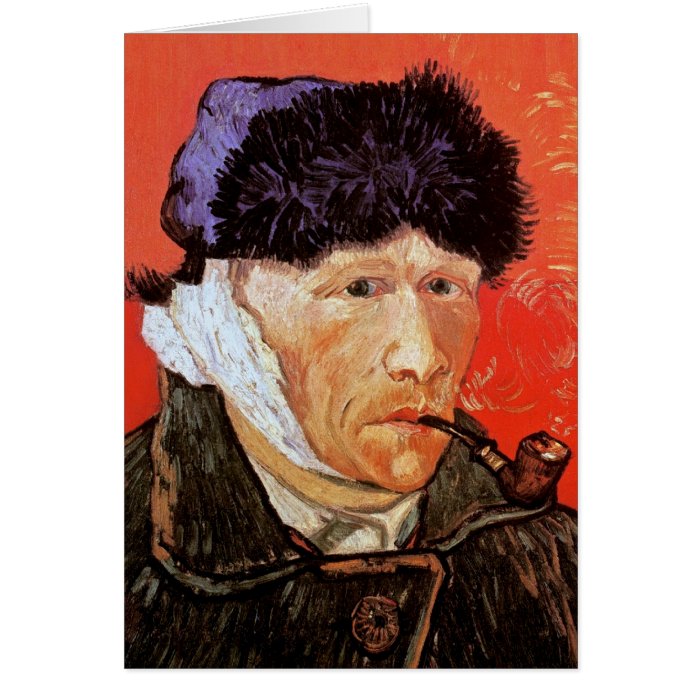 Van Gogh Self Portrait With Bandaged Ear Cards