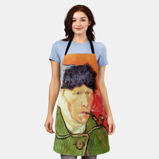 Van Gogh - Self Portrait with Bandaged Ear & Pipe Apron (Worn)