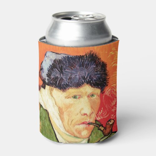 Van Gogh _ Self Portrait with Bandaged Ear  Pipe Can Cooler